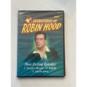Adventures Of Robin Hood DVD 2004 Digiview Three Episodes New Sealed